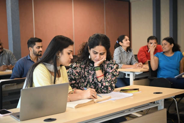 ECCE course students attending classroom lecture and study session