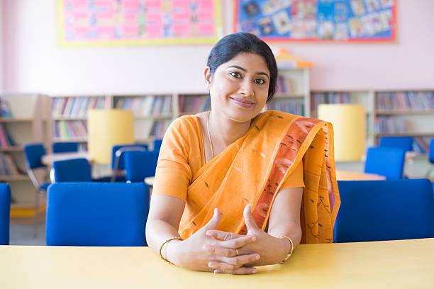 Diploma in special education course classroom teacher portrait in India