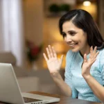 Online counselling course in India with laptop learning